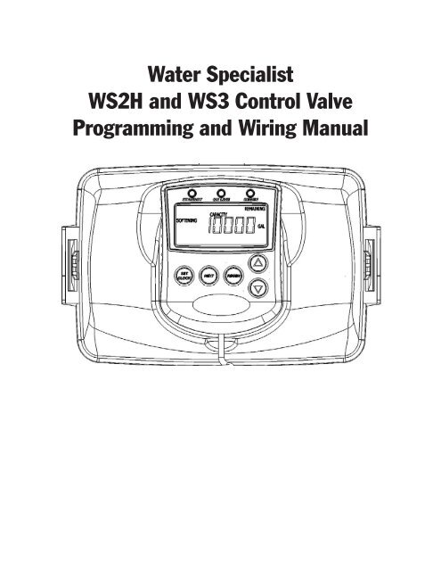 Clack WS2H-WS3 Programming manual - Dime WATER