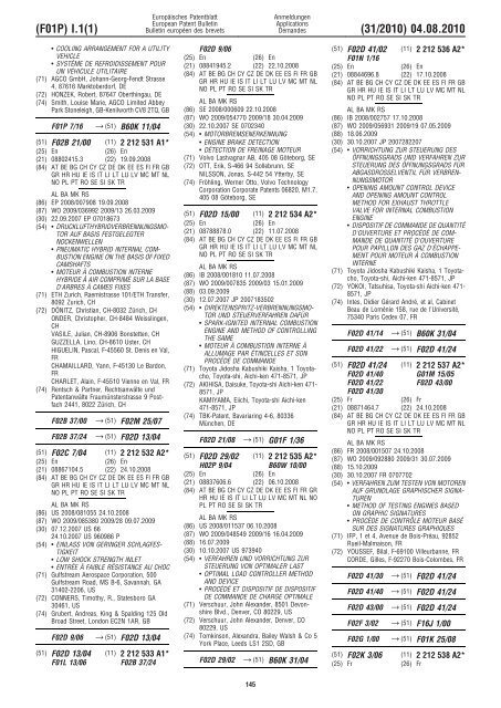 Bulletin 2010/31 - European Patent Office