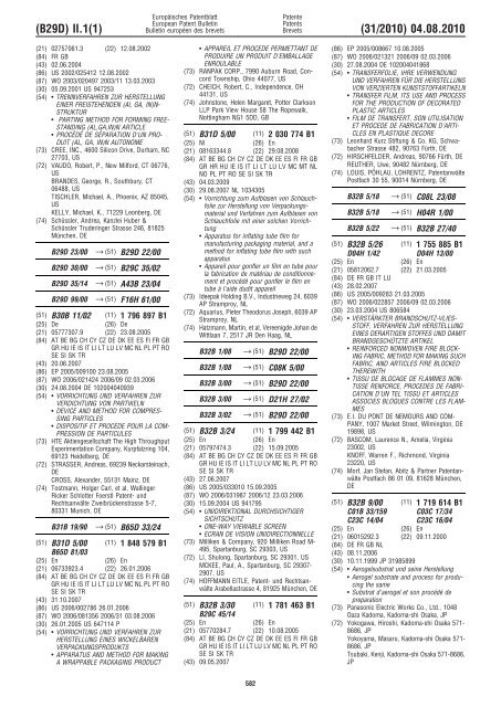 Bulletin 2010/31 - European Patent Office