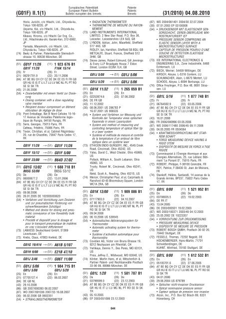 Bulletin 2010/31 - European Patent Office