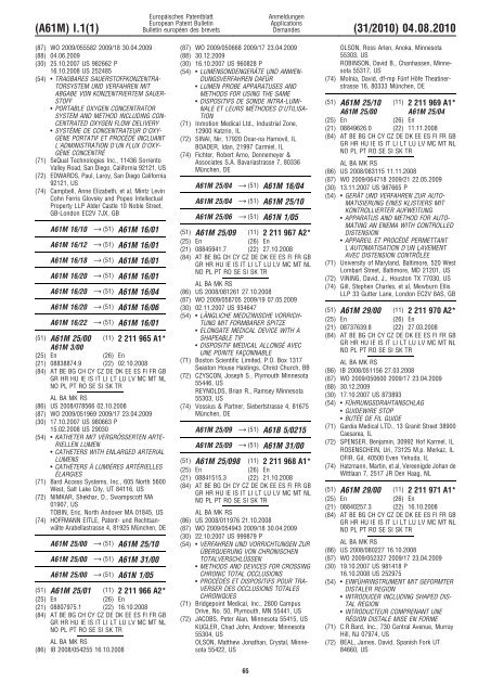 Bulletin 2010/31 - European Patent Office