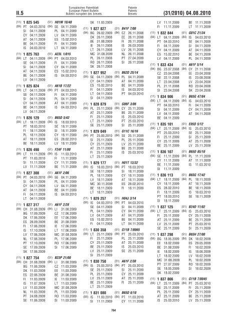 Bulletin 2010/31 - European Patent Office