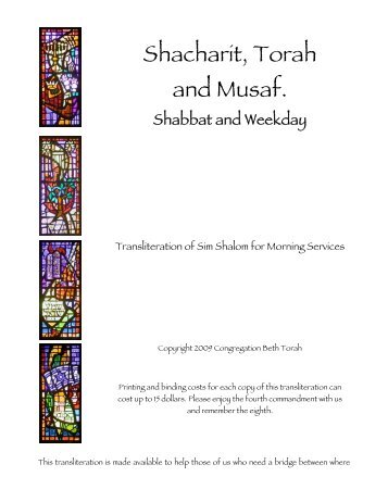 Shabbat Morning AbrevReducedImages.mellel - Congregation Beth ...