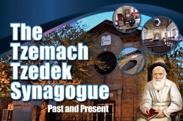 Tzemach Tzedek Synagogue - Past & Present - Baltimore Jewish Life