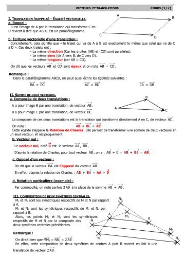 cours vecteurs - translation.pdf - Mathematiques-secondaires