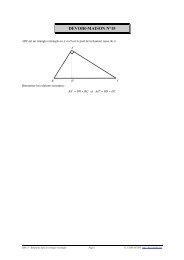 DM 15 - Relations dans le triangle rectangle