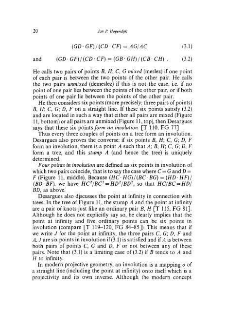 Desargues' Brouillon Project and the Conics of ... - J.P. Hogendijk
