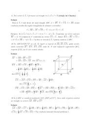 1 1 Trei vectori a, b, c formeaz˘a un triunghi ⇔ a + b + c = 0 (relatia ...