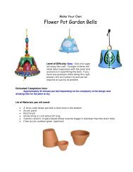 Flower Pot Garden Bells - Faber-Castell