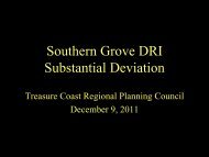 Southern Grove DRI Substantial Deviation - Treasure Coast ...