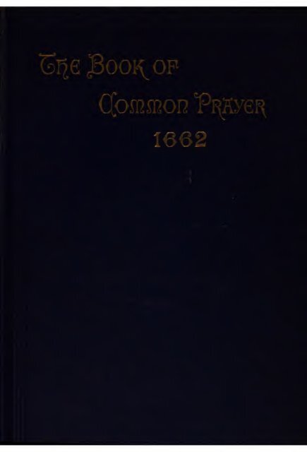 Book of Common Prayer