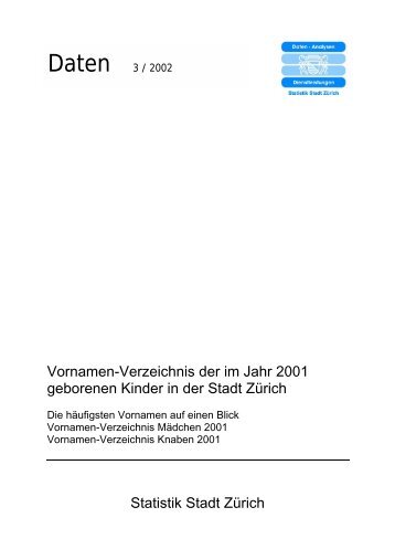Download Publikation (PDF, 17 Seiten, 90 KB) - Stadt Zürich