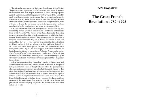 The Great French Revolution 17891793 The Anarchist Library - 