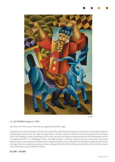 Russian Art & Literature - Bloomsbury Auctions