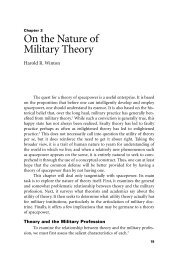 On the Nature of Military Theory - National Defense University