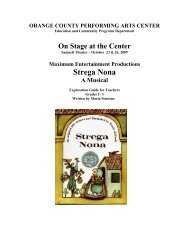 Strega Nona - Segerstrom Center for the Arts