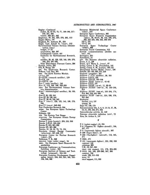 Astronautics and Aeronautics, 1967 - NASA's History Office