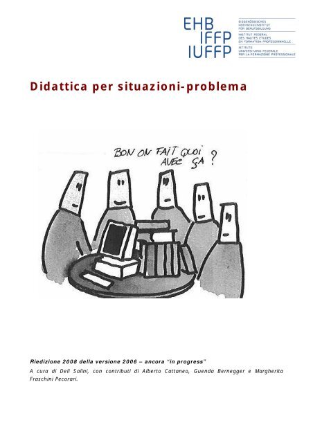 Didattica per situazioni-problema - EHB