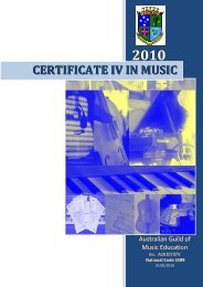 Course Syllabus - Cert IV 1140KB - Australian Guild of Music ...