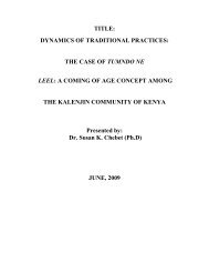 Dynamics of Traditional Practices: The Case of Tumndo ne Leel