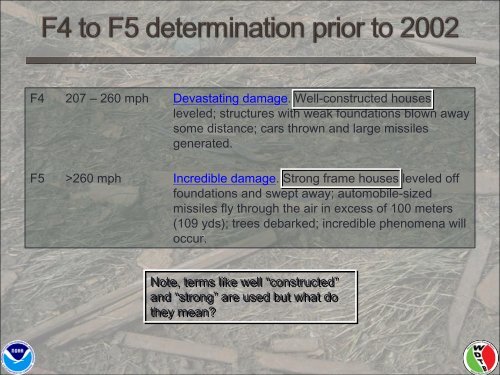 Discriminating EF4 and EF5 tornado damage