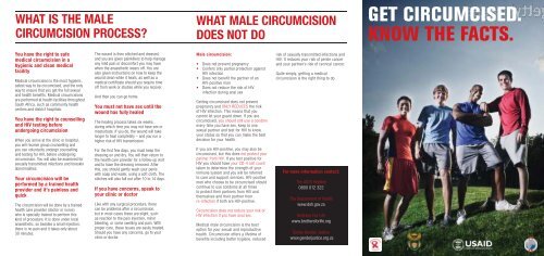 Get circumcised - know the facts