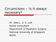 Circumcision – Is it always necessary? - NUH
