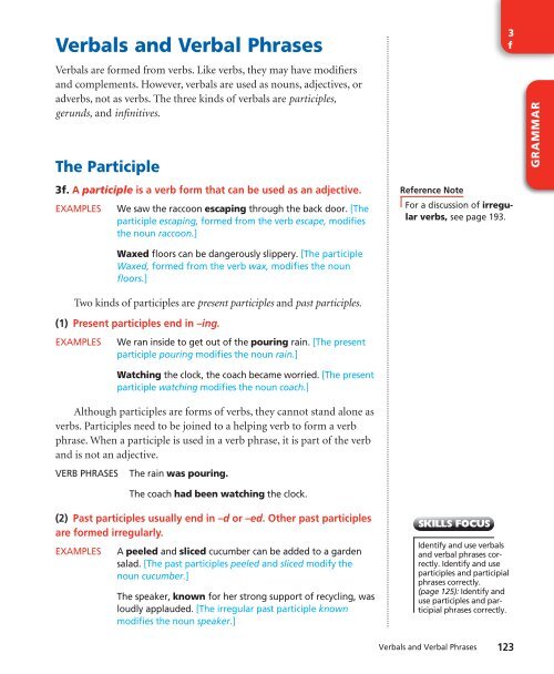 Verbals And Verbal Phrases