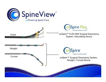 enSpire Flex Surgical Flip Chart - Spine View, Inc.