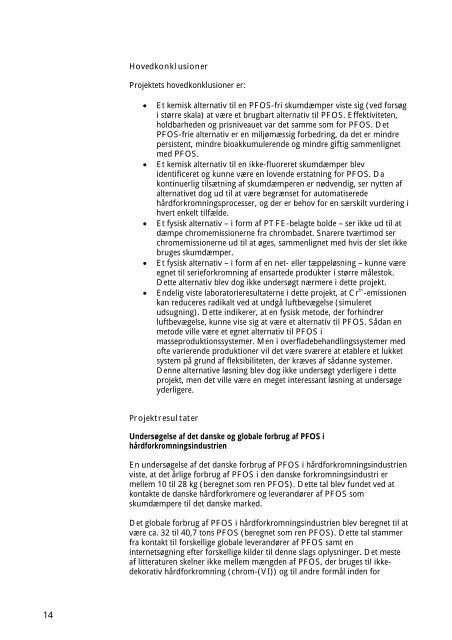 Substitution of PFOS for use in nondecorative hard chrome plating