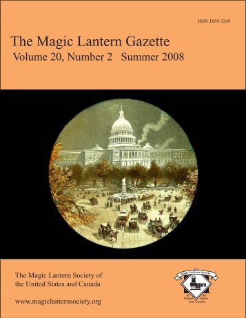 The Magic Lantern Gazette - Library