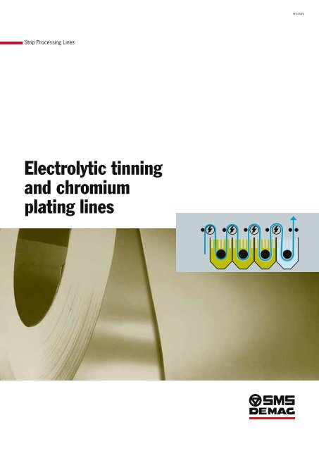 Electrolytic tinning and chromium plating lines - SMS Siemag AG