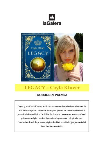 LEGACY – Cayla Kluver - La Galera