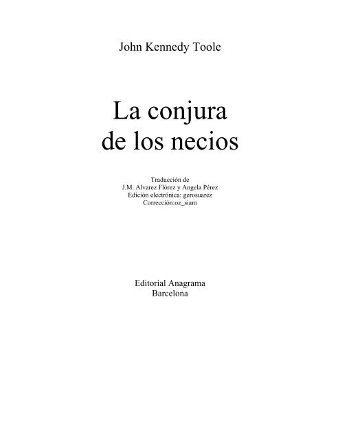 La conjura de los necios