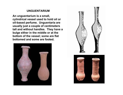 POTTERY SHAPES & TERMINOLOGY - TFAHR