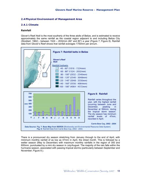 Management Plan - Glover's Reef Marine Reserve