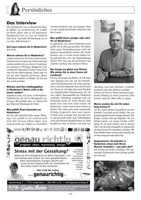 Juni 2008 - Niederlenz