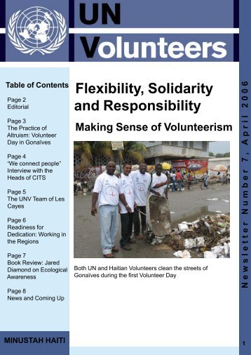 Flexibility, Solidarity and Responsibility - Minustah