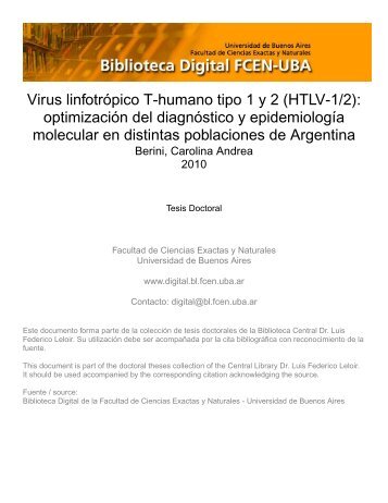 el documento - Biblioteca Digital FCEN UBA - Universidad de ...