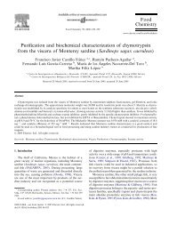 Purification and biochemical characterization of chymotrypsin from ...