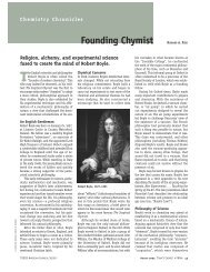 Founding Chymist - American Chemical Society