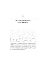 Amerind Etymological Dictionary - Merritt Ruhlen