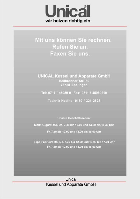 ET-Liste DUA-LN korr.10_05 - Unical Deutschland