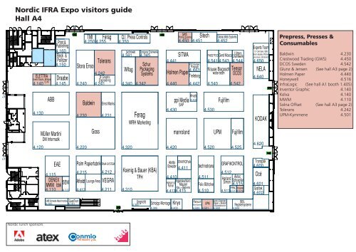 Nordic IFRA Expo visitors guide Hall A4 - WAN-IFRA