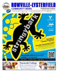 Auskick - Rowville Lysterfield Comunity News
