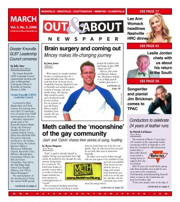 'moonshine' of the gay community - Out & About Newspaper