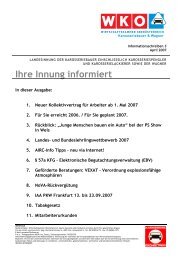 Ihre Innung informiert - karosserie-ooe.at