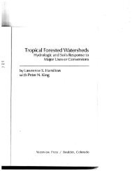 ast- :es, Tropical Forested Watersheds Hydrologic and Soils ...