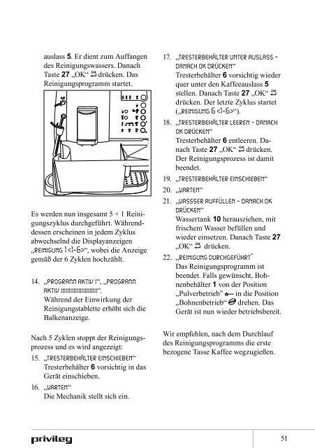 Gebrauchsanleitung Kaffeevollautomat - Schwab