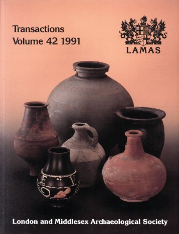 Vol 42 - London & Middlesex Archaeological Society